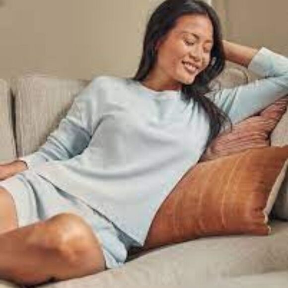 NWT Splendid Acid Wash Thermal Pullover - Color: Seafoam - Picture 1 of 3